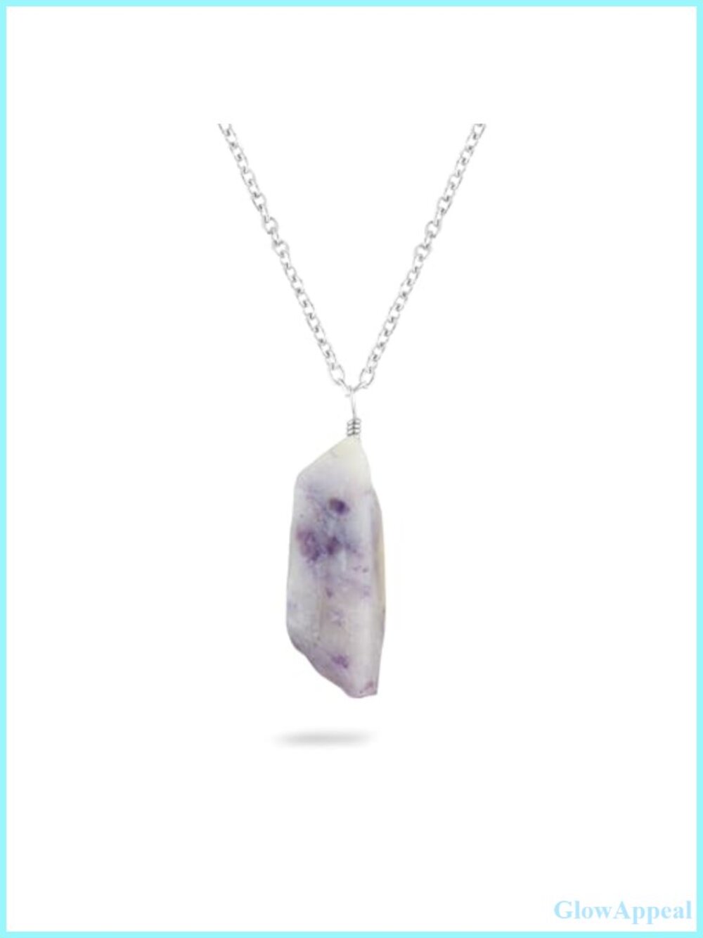 Natural Opal Pendant Necklace Silver Plated Brass Raw Gemstone Women